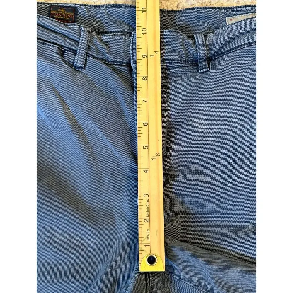 Faherty Coastline Premium Chino Shorts BUNDLE Size 31 Khaki & Blue Gray Casual